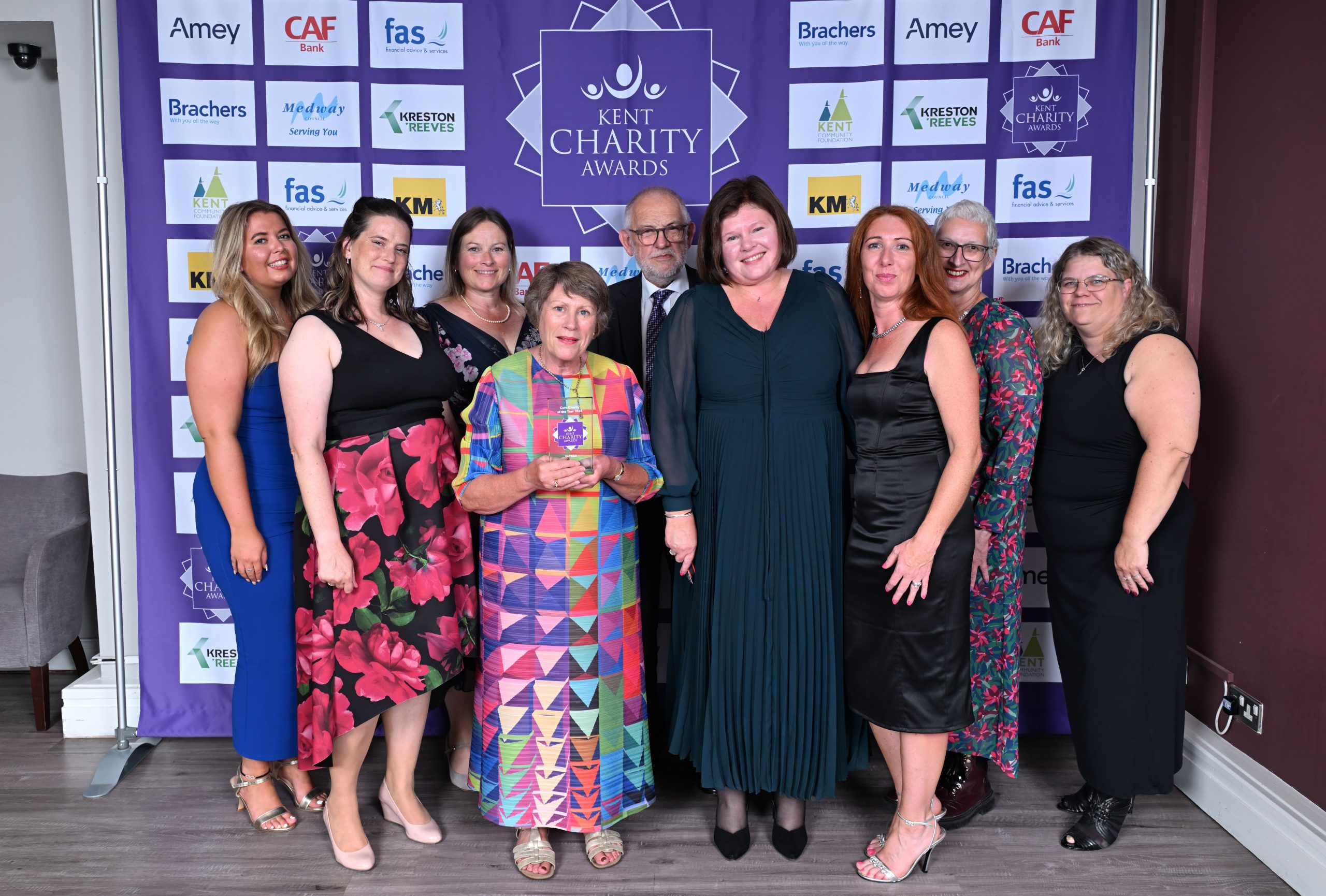 Kent Charity Awards
Corn Exchange, Rochester
Care Charity of the Year, Sateda.
Picture: Simon Hildrew