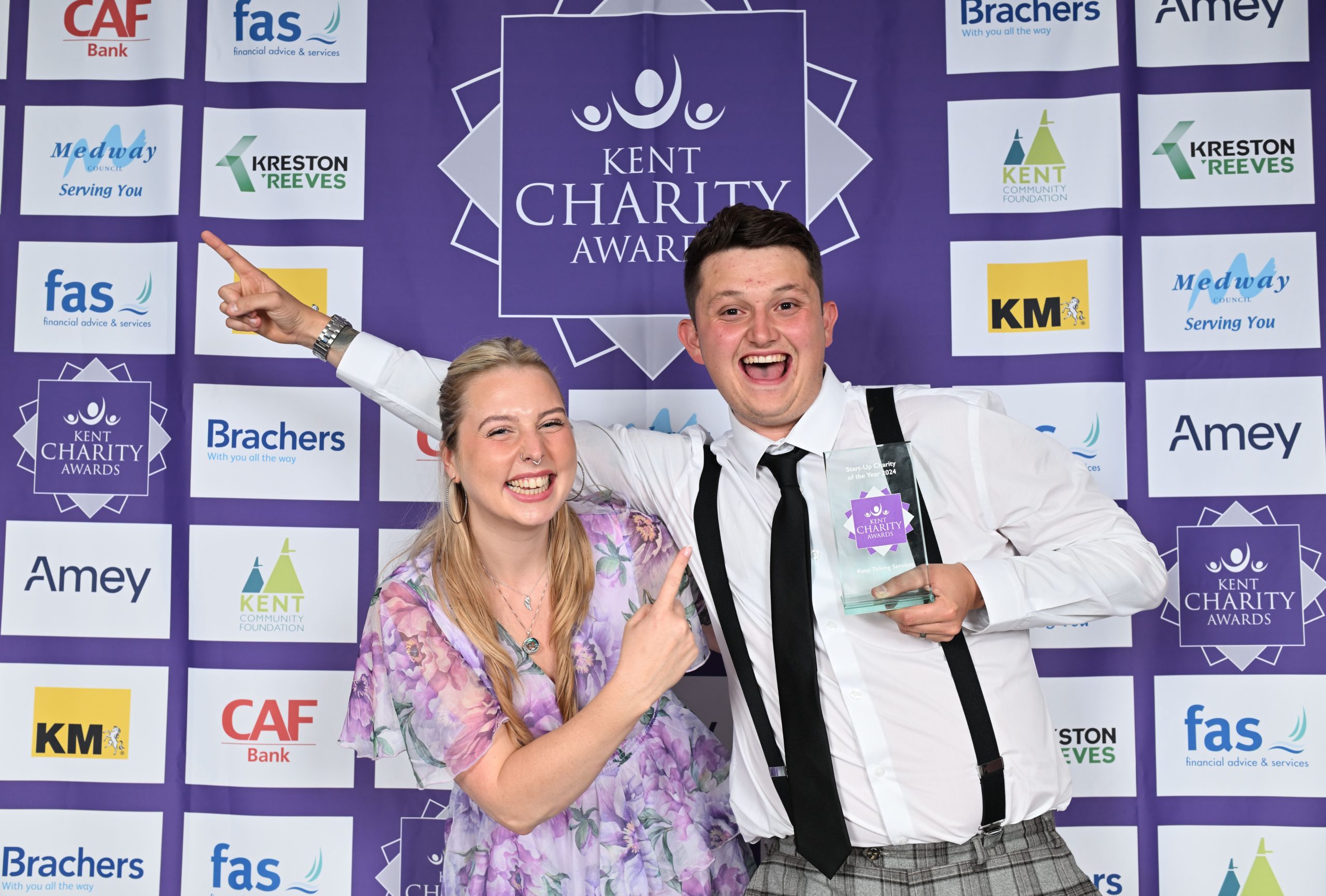 Kent Charity Awards
Corn Exchange, Rochester
Start-Up charity of the year, Keep Talking Services.
Picture: Simon Hildrew